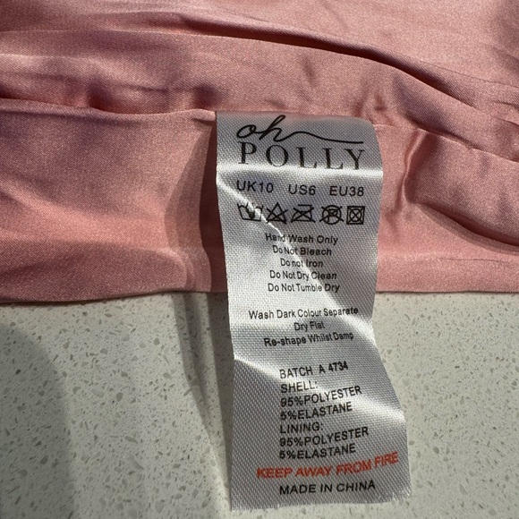 NWT | Oh Polly Asymmetric Mini Skirt in Pink | US Size 6 | Never Worn - Picture 4 of 9